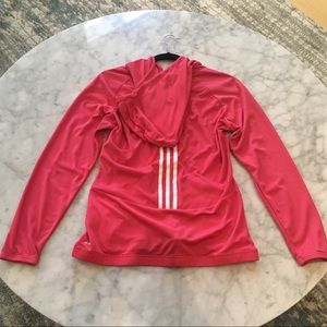 adidas Tops - Pink Adidas zippered hoddie adidas Tops - Pink Adidas zippered hoddie